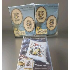 Vintage 1975 Hummel Stitchery Kits NOS Lot 3 Paragon Needlecraft GIFT
